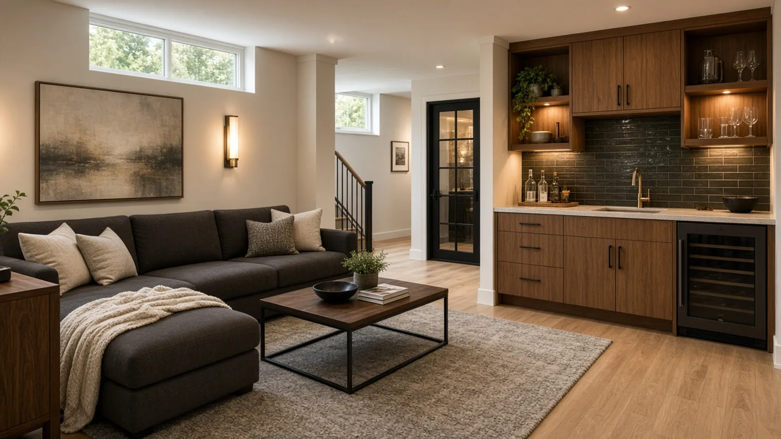 Editorial photograph illustrating How Much Does It Cost to Finish a Basement in Burnaby?