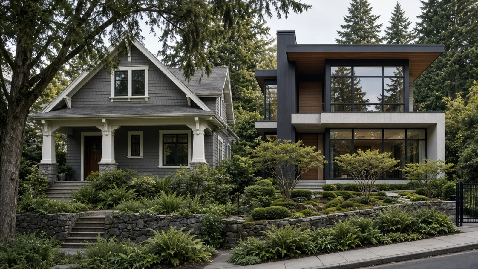 Editorial photograph illustrating Renovate vs Rebuild
