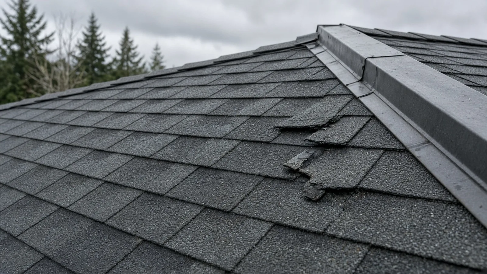 Editorial photograph illustrating Signs Your Vancouver Roof Needs Repair or Replacement