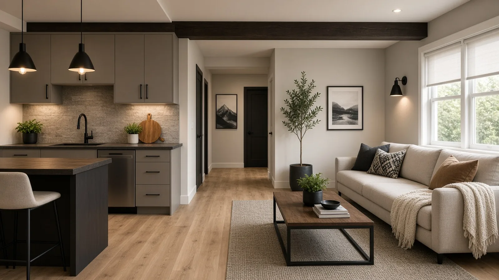 Editorial photograph illustrating Basement Suite Renovation in Surrey