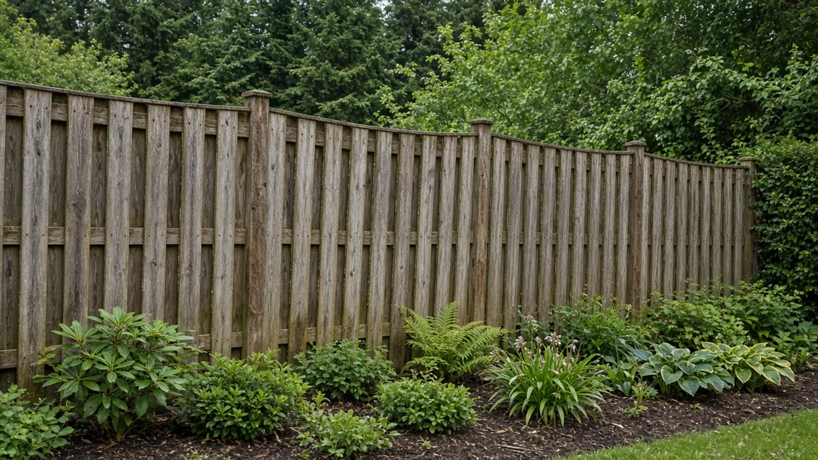 Editorial photograph illustrating When Should You Replace an Old Fence?